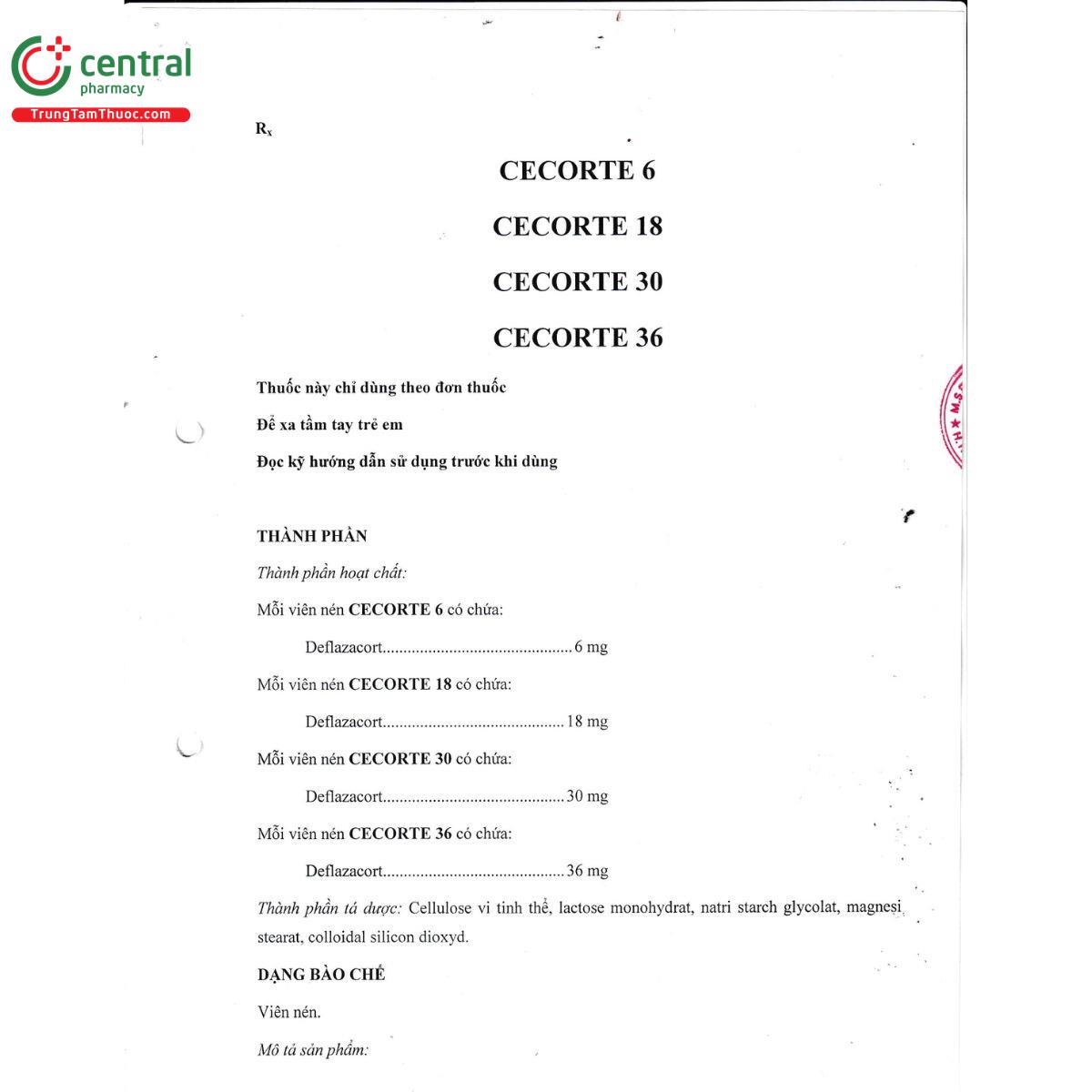 thuoc cecorte 1 C1047