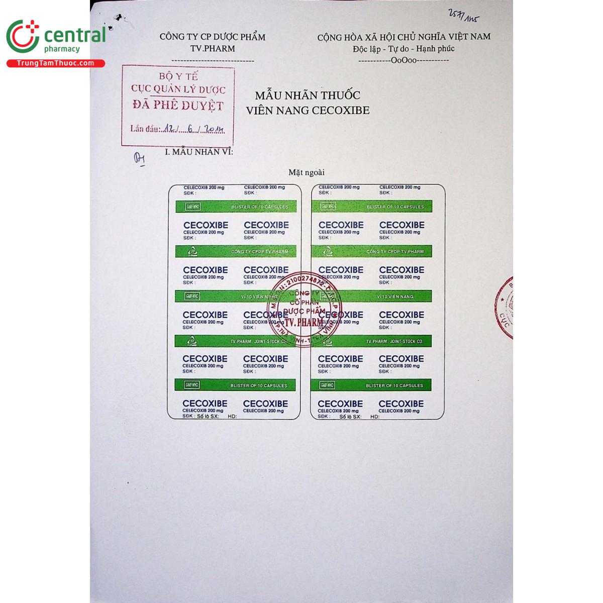 thuoc cecoxibe 200mg 4 K4120 thuoc cecoxibe 200mg 4 K4120