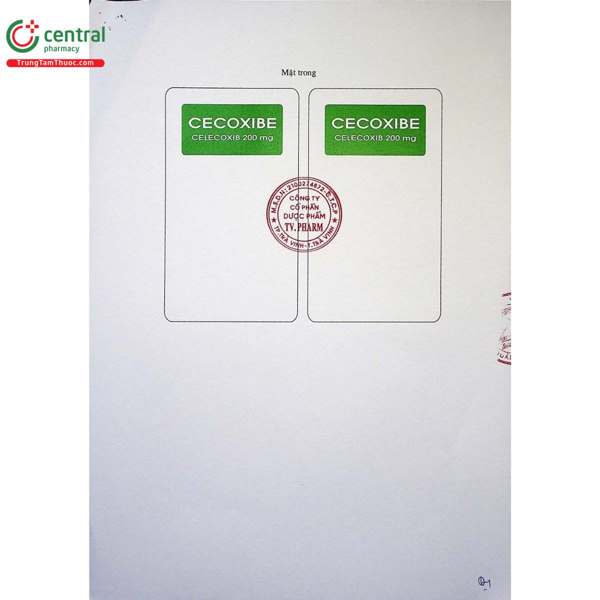 thuoc cecoxibe 200mg 5 J3133 thuoc cecoxibe 200mg 5 J3133