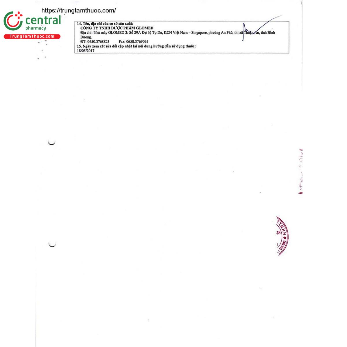 thuoc cefamandol 1g glomed 5 R6256