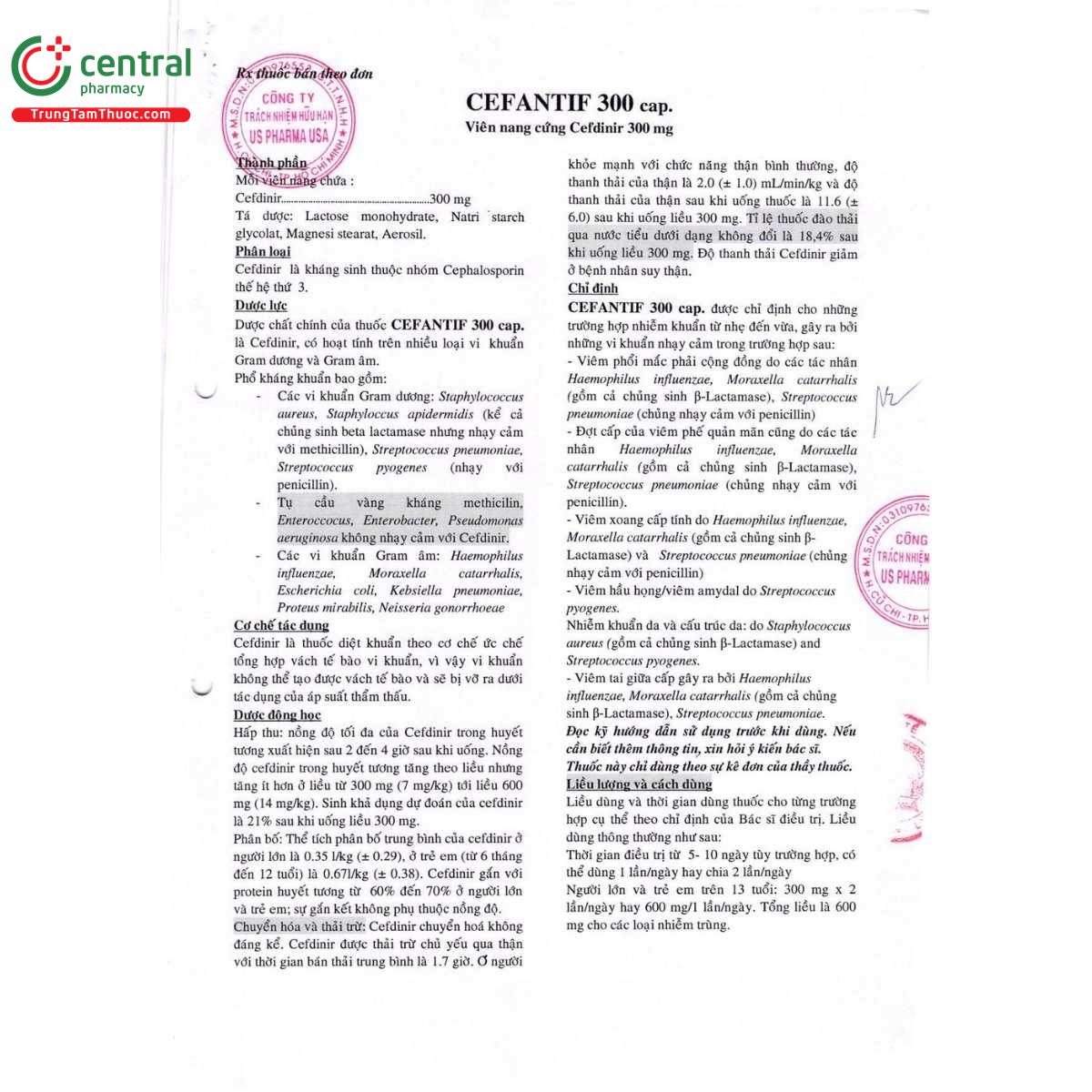thuoc cefantif 300 cap 7 O5163 thuoc cefantif 300 cap 7 O5163