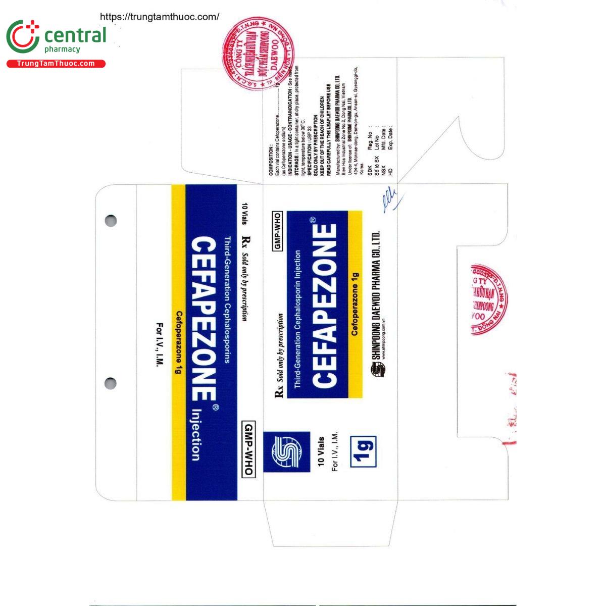 thuoc cefapezone 1g 3 S7204