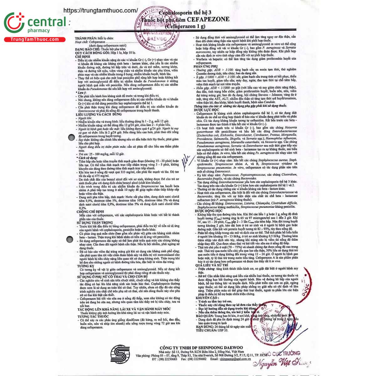 thuoc cefapezone 1g 4 P6125