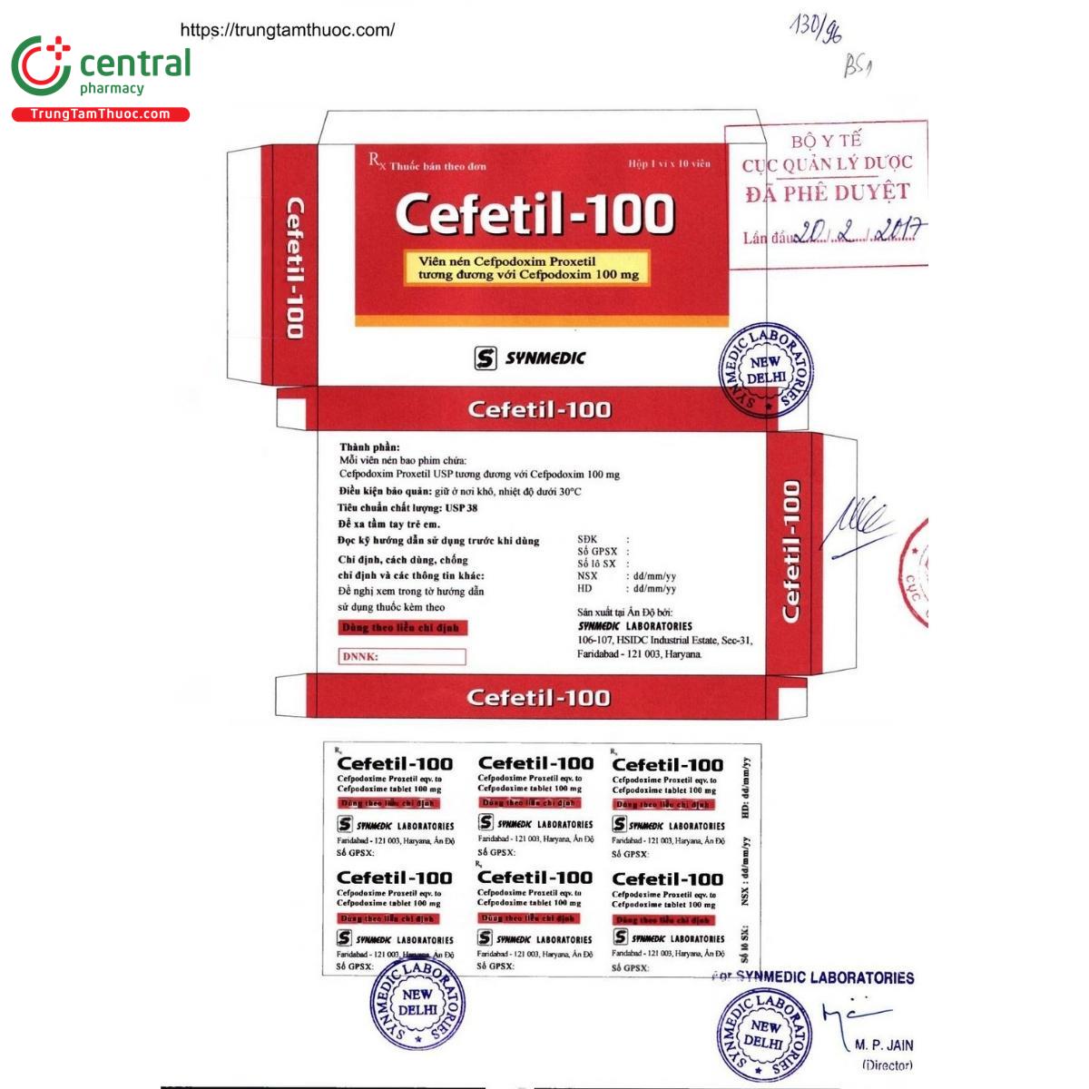 thuoc cefetil 100mg 2 L4546 thuoc cefetil 100mg 2 L4546