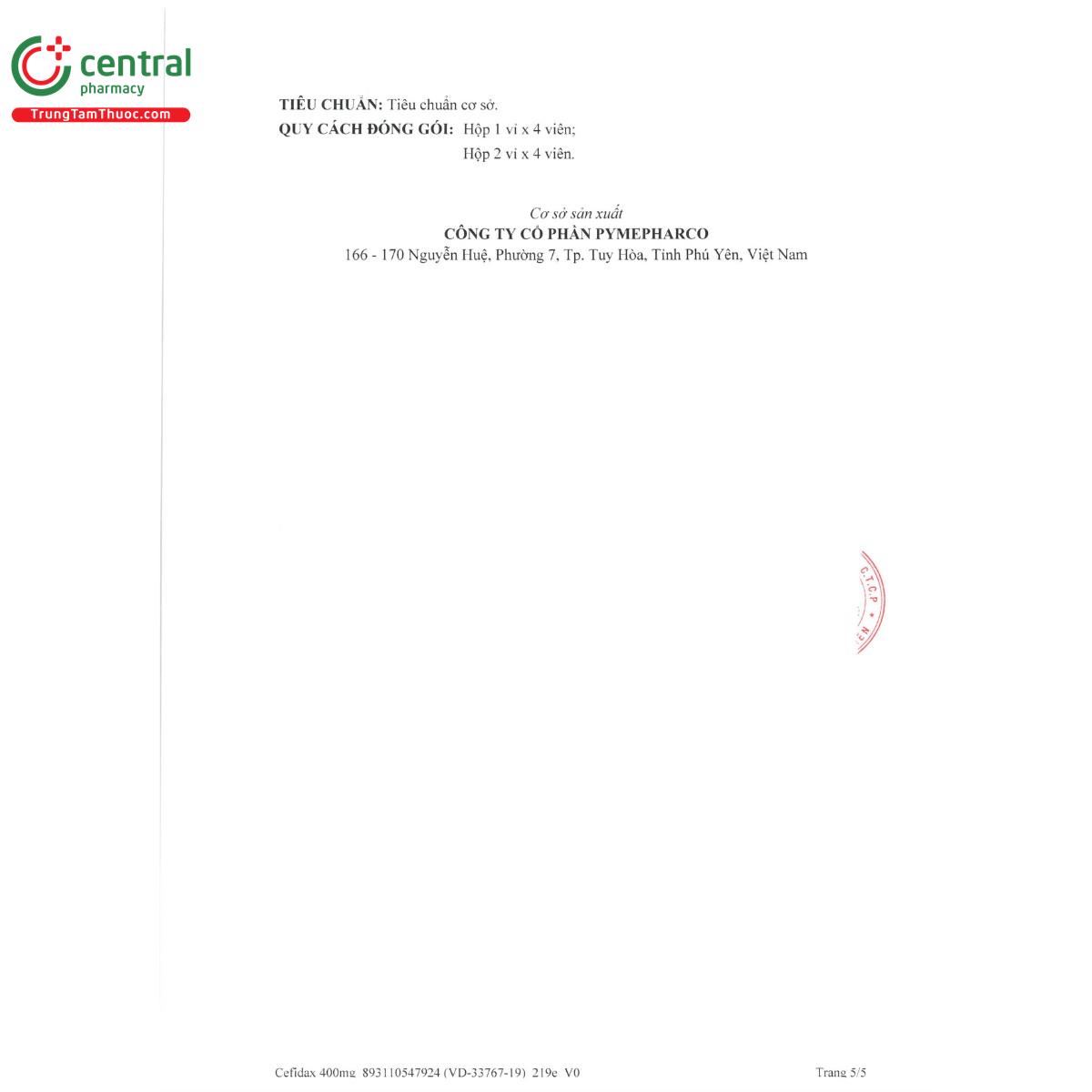 thuoc cefidax 400mg 8 L4014