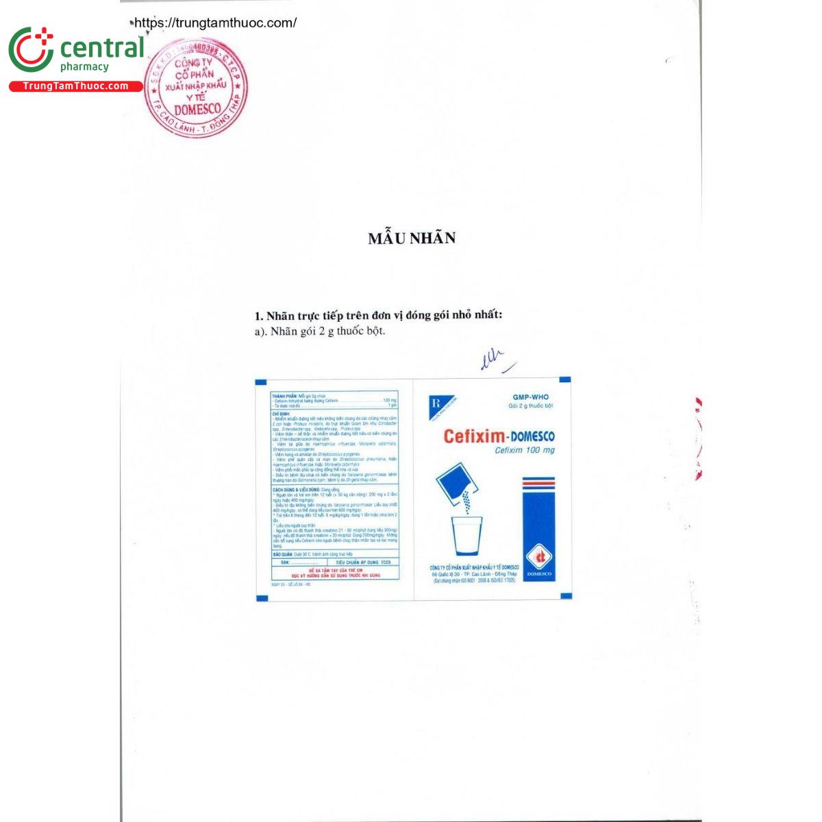 thuoc cefixim domesco 100mg 3 I3774 thuoc cefixim domesco 100mg 3 I3774