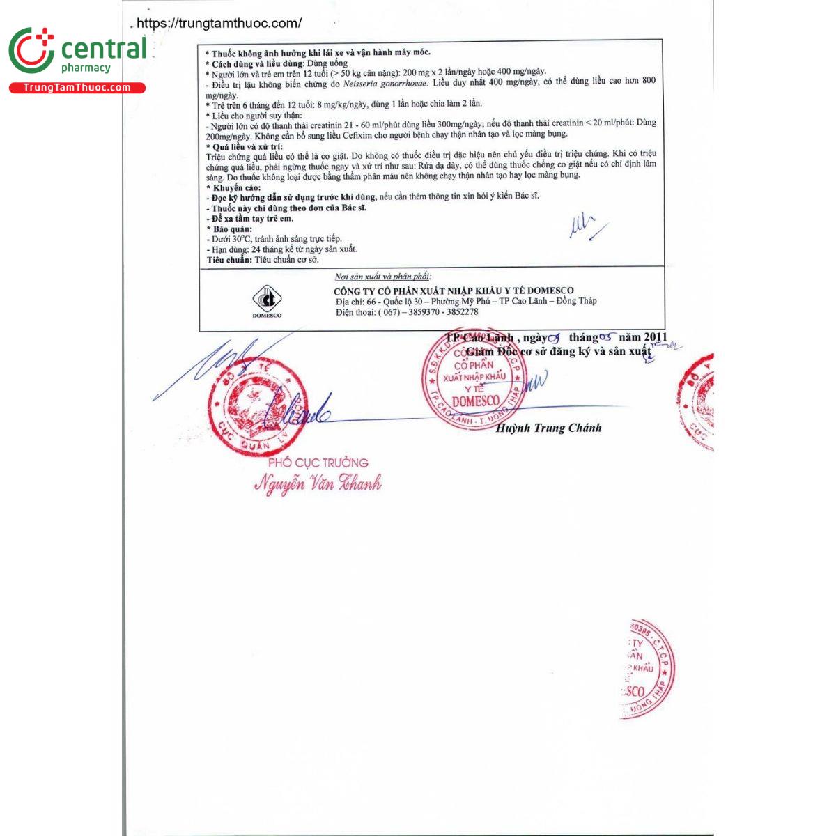thuoc cefixim domesco 100mg 5 I3762 thuoc cefixim domesco 100mg 5 I3762