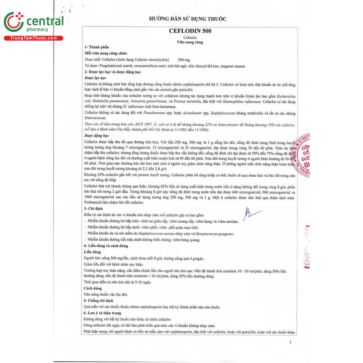 thuoc ceflodin 500 5 M5574 thuoc ceflodin 500 5 M5574