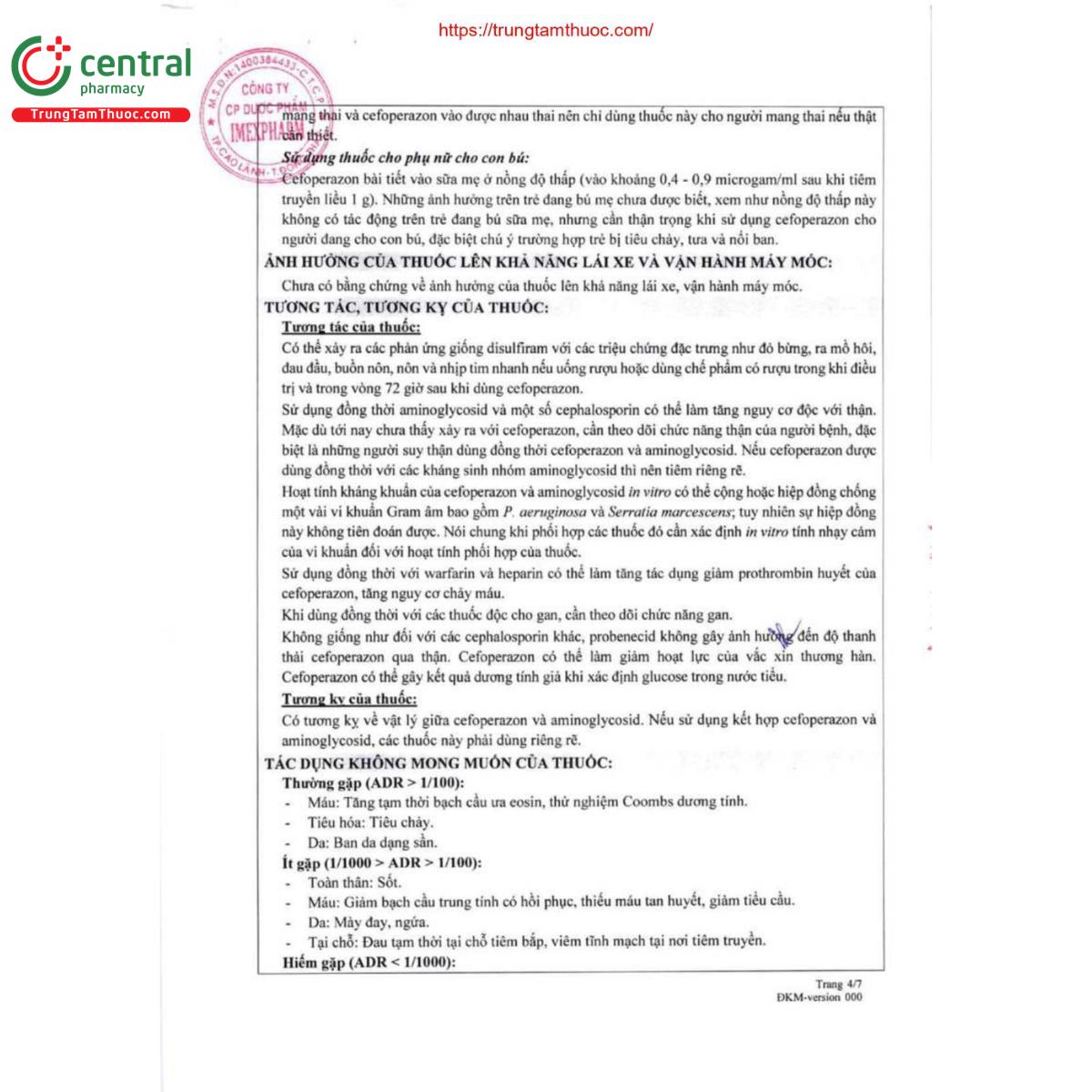 thuoc cefoperazone 05g imexpharm 6 C1556 thuoc cefoperazone 05g imexpharm 6 C1556