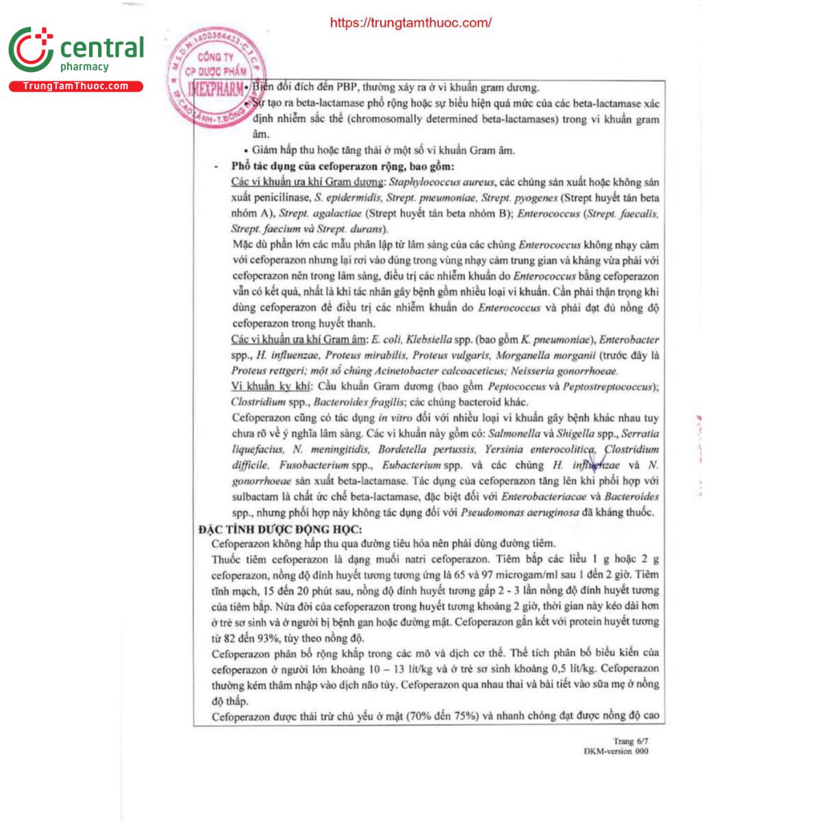 thuoc cefoperazone 05g imexpharm 8 C0554 thuoc cefoperazone 05g imexpharm 8 C0554