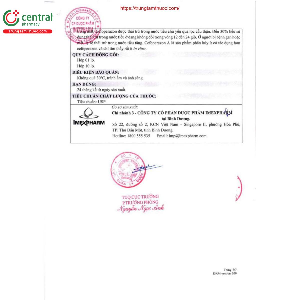 thuoc cefoperazone 05g imexpharm 9 A0577 thuoc cefoperazone 05g imexpharm 9 A0577