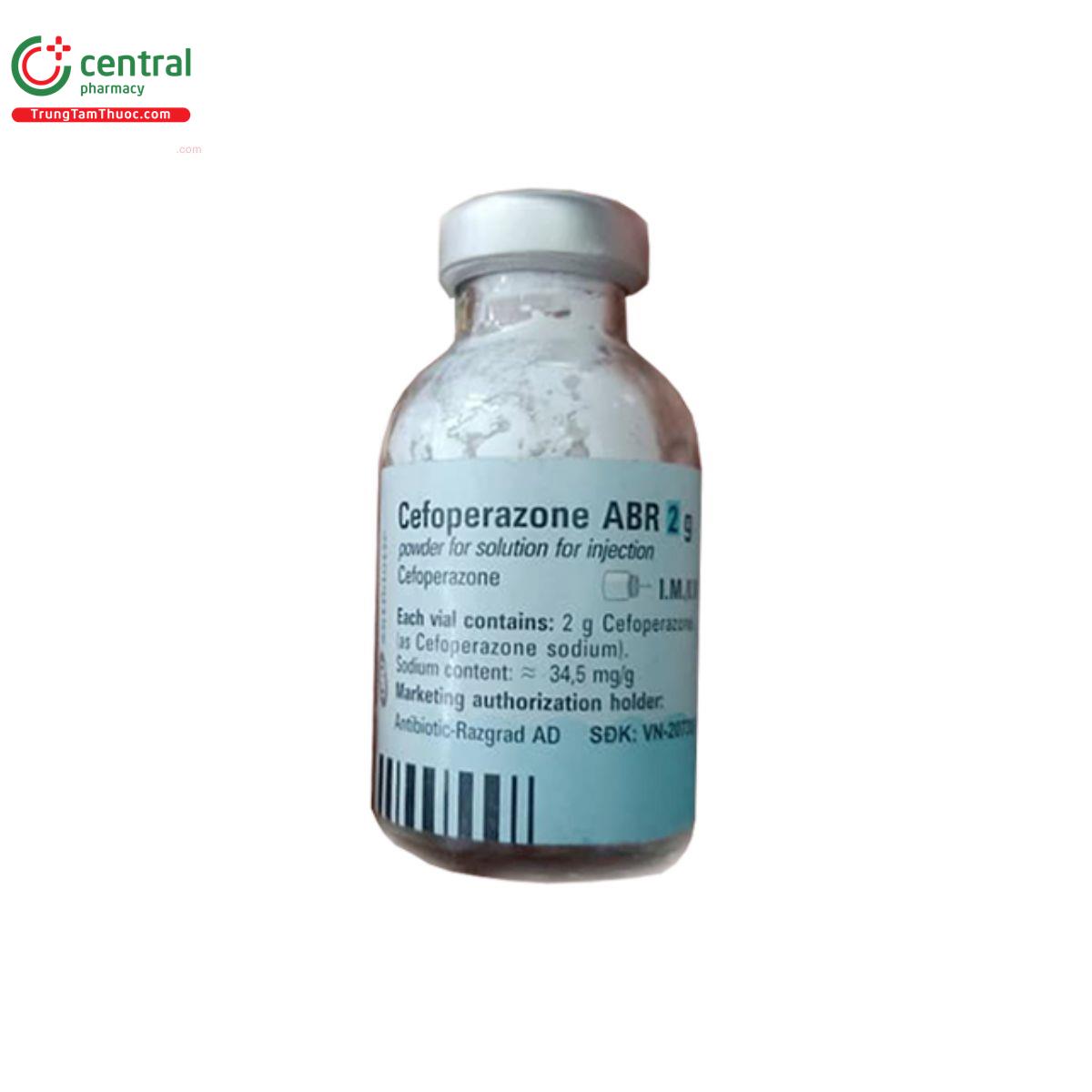 thuoc cefoperazone abr 2g H3852