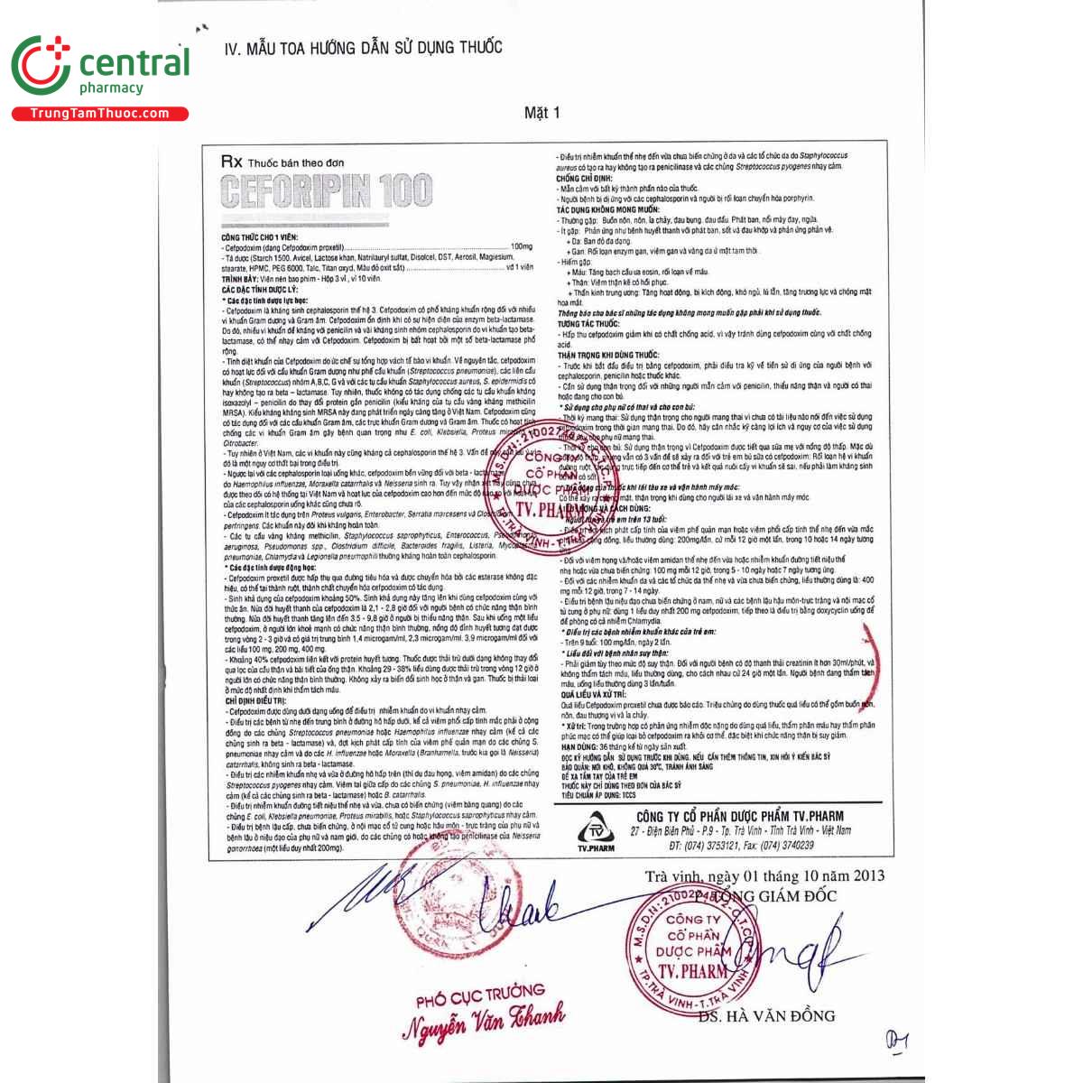 thuoc ceforipin 100 5 L4204 thuoc ceforipin 100 5 L4204