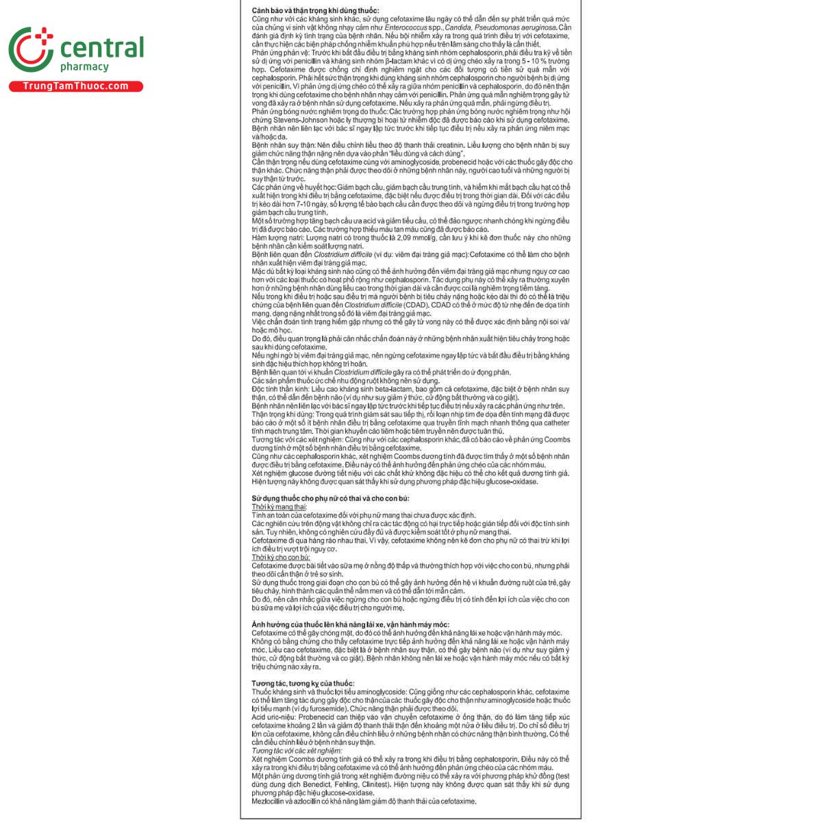 thuoc cefotaxime 2000mg duoc pham tenamyd 7 S7024