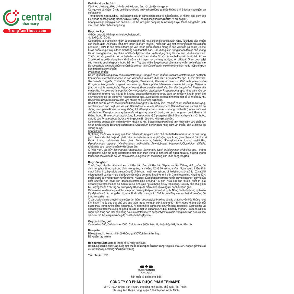 thuoc cefotaxime 2000mg duoc pham tenamyd 9 H3802