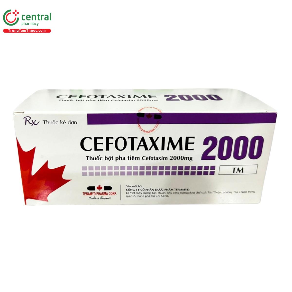 thuoc cefotaxime 2000mg duoc pham tenamyd S7740