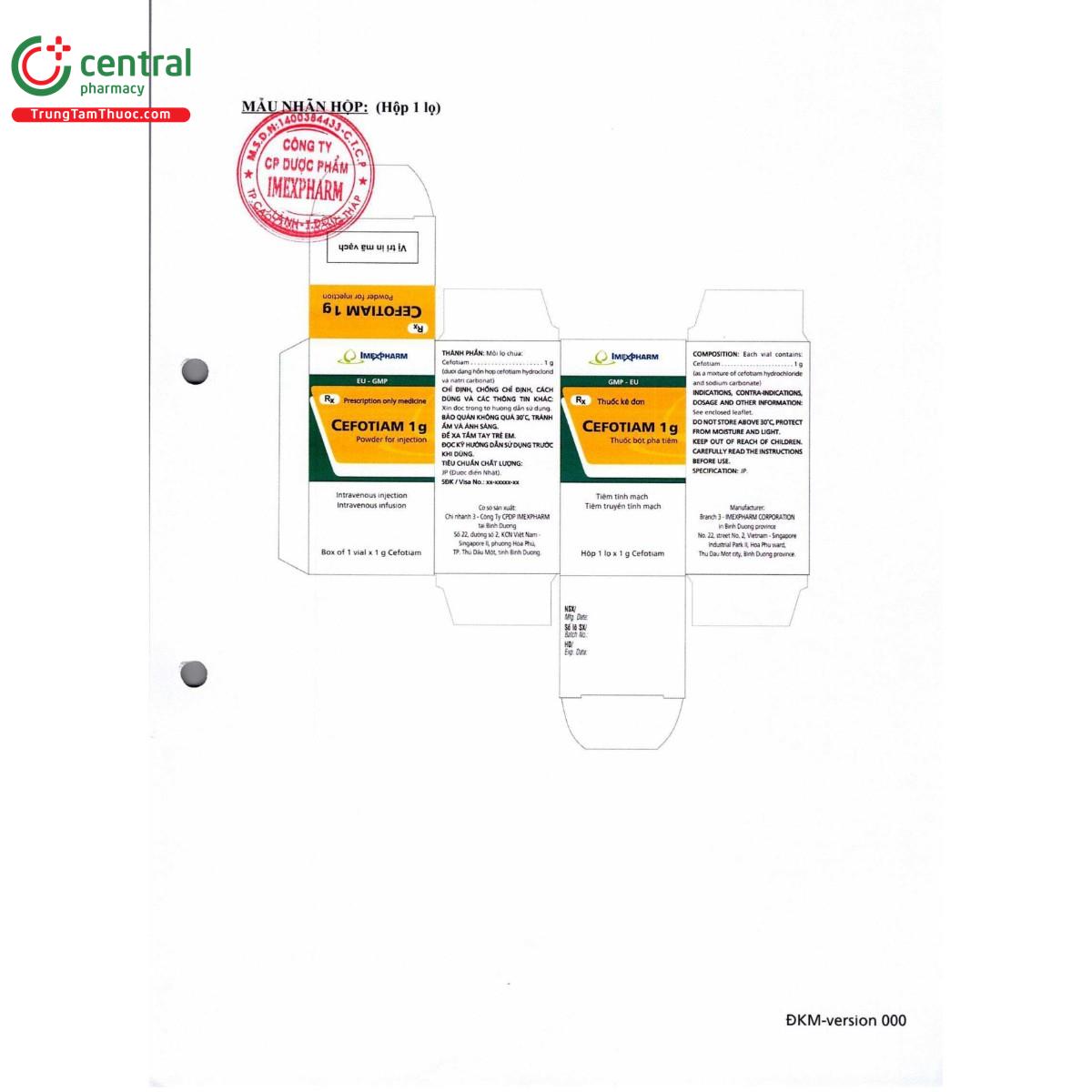 thuoc cefotiam 1g imexpharm 3 F2048 thuoc cefotiam 1g imexpharm 3 F2048