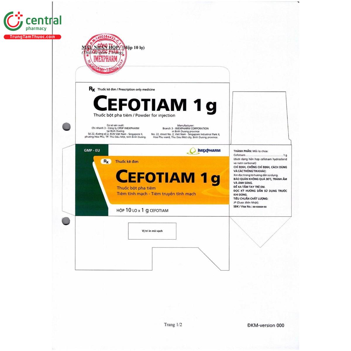 thuoc cefotiam 1g imexpharm 4 M5685 thuoc cefotiam 1g imexpharm 4 M5685