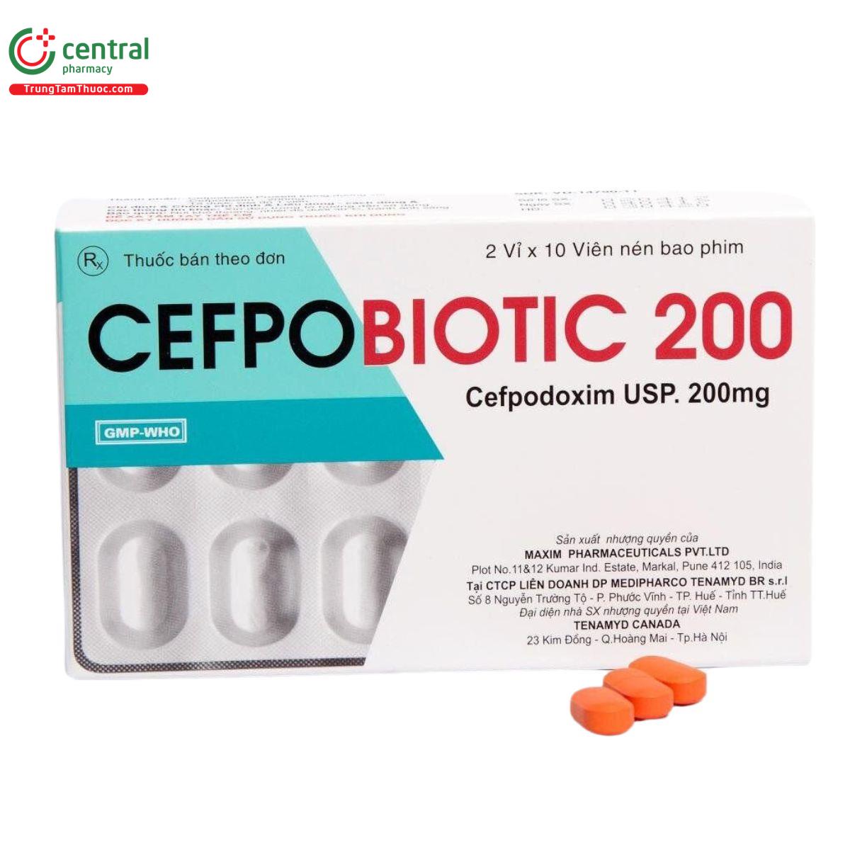 thuoc cefpobiotic 200 5 G2581