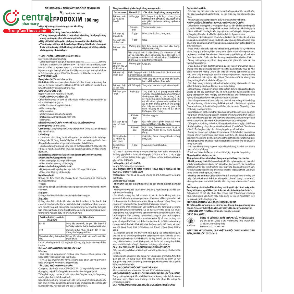thuoc cefpodoxim 100mg domesco 5 Q6811 thuoc cefpodoxim 100mg domesco 5 Q6811
