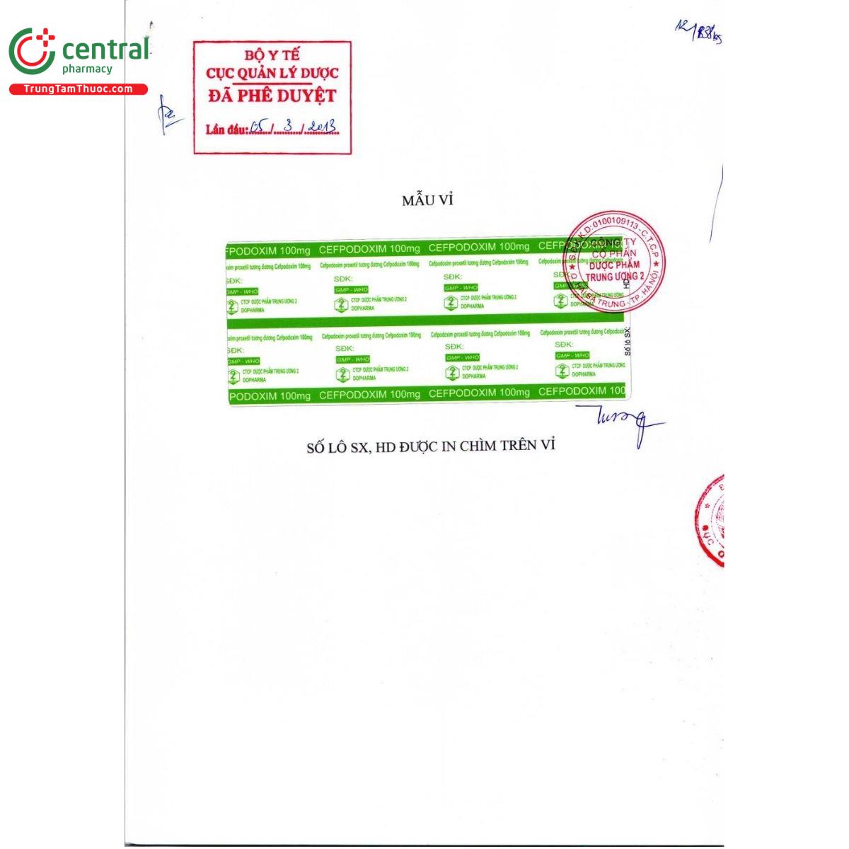 thuoc cefpodoxim 100mg dopharma 3 D1467 thuoc cefpodoxim 100mg dopharma 3 D1467