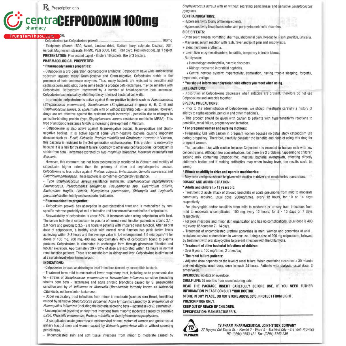 thuoc cefpodoxim 100mg tv pharm 6 U8086 thuoc cefpodoxim 100mg tv pharm 6 U8086