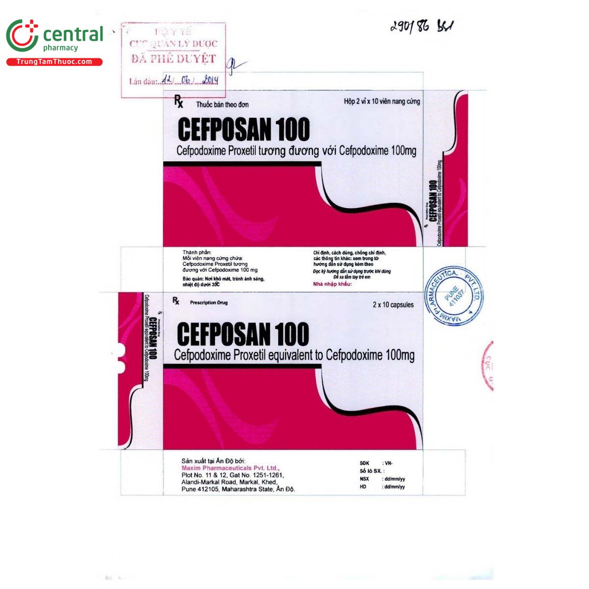 thuoc cefposan 100 2 R7256 thuoc cefposan 100 2 R7256