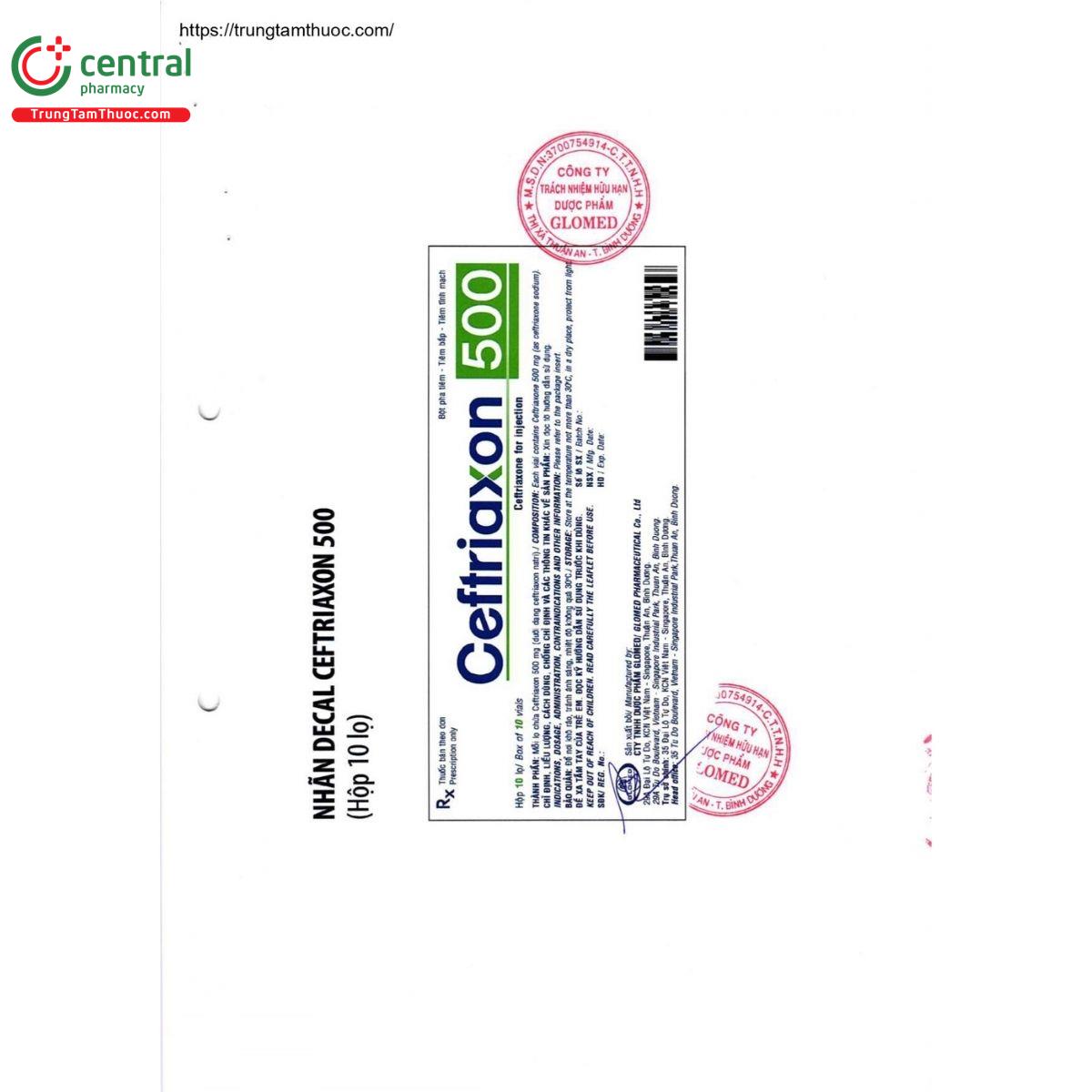 thuoc ceftriaxon 500mg glomed 2 D1404 thuoc ceftriaxon 500mg glomed 2 D1404