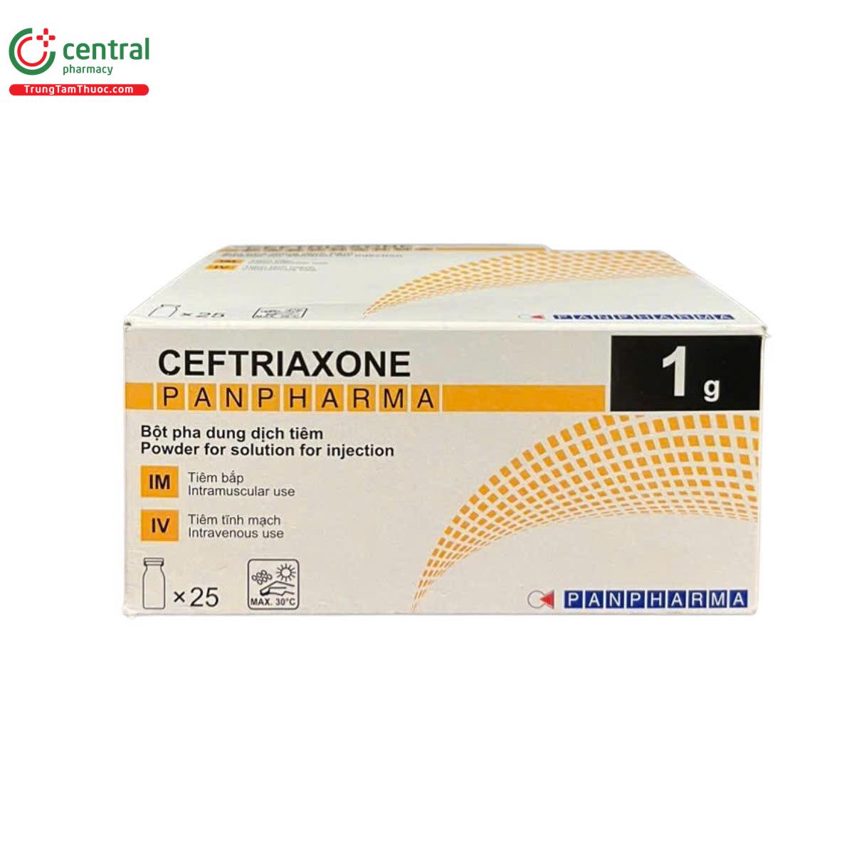 thuoc ceftriaxone panpharma 1g 10 V8465