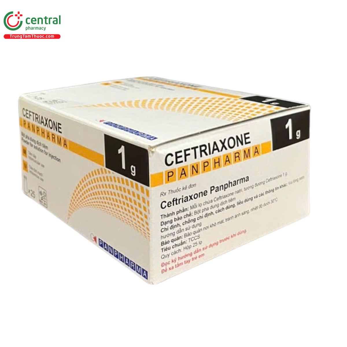 thuoc ceftriaxone panpharma 1g 7 Q6077