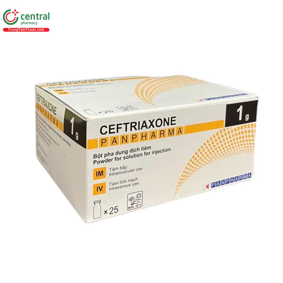 thuoc ceftriaxone panpharma 1g 8 D1604