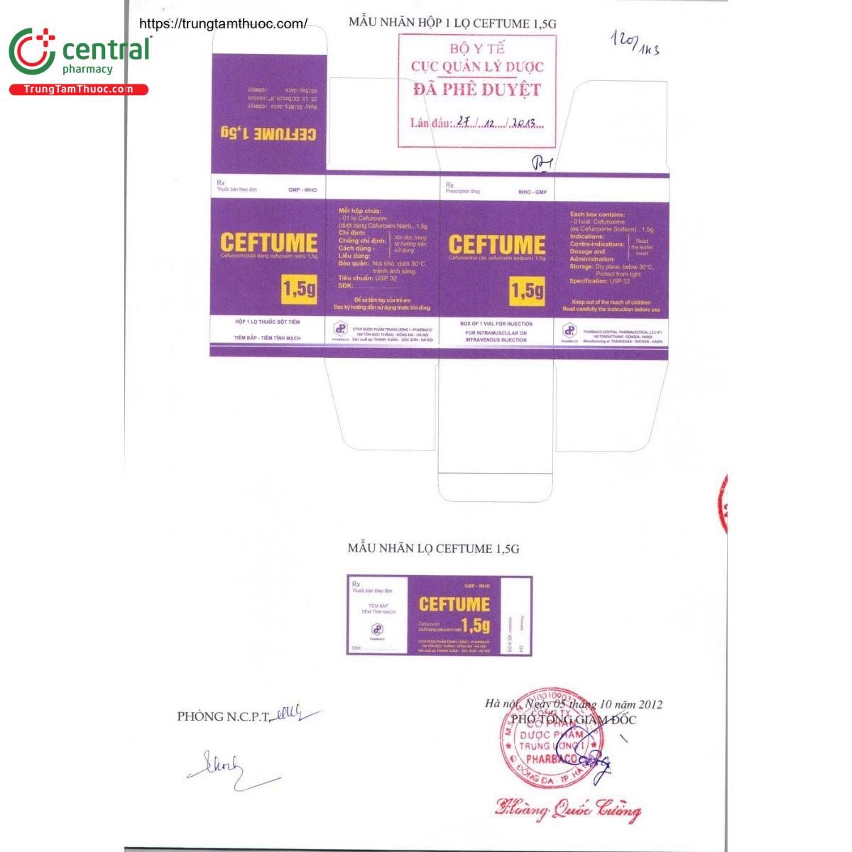 thuoc ceftume 1500mg 2 J4367 thuoc ceftume 1500mg 2 J4367
