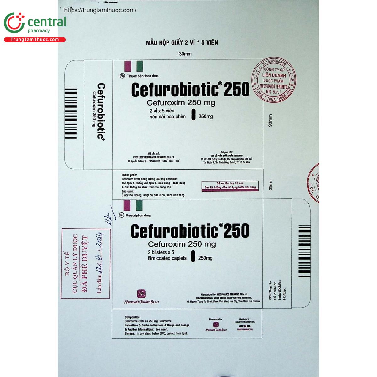 thuoc cefurobiotic 250mg 3 H2377 thuoc cefurobiotic 250mg 3 H2377