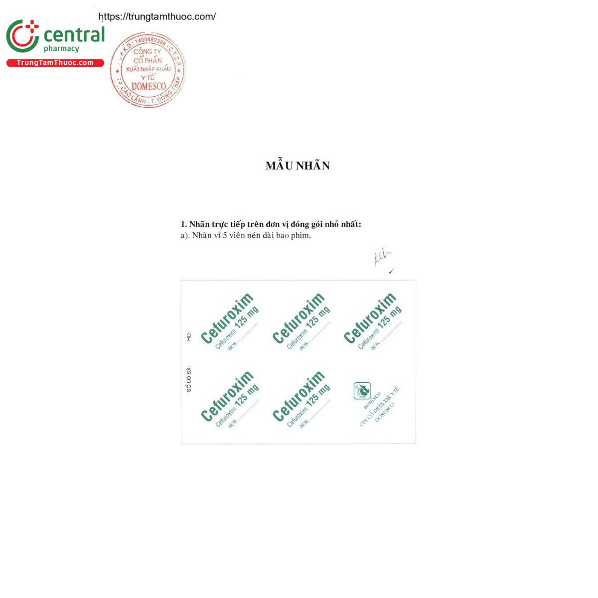 thuoc cefuroxim 125mg domesco 3 K4415