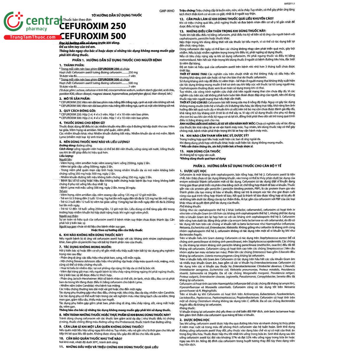 thuoc cefuroxim 250 pharimexco 6 K4366 thuoc cefuroxim 250 pharimexco 6 K4366