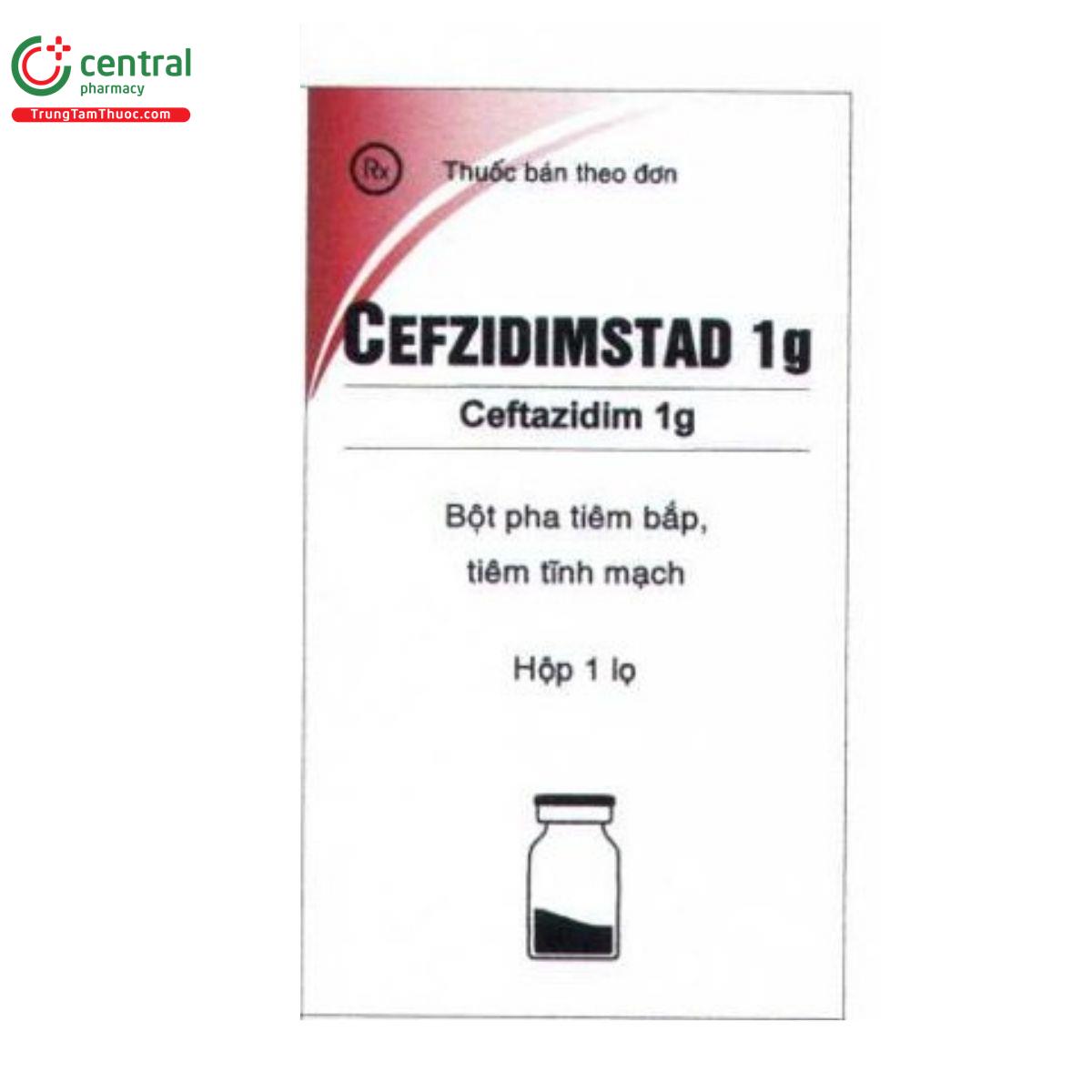 thuoc cefzidimstad 1g 1 V8241 thuoc cefzidimstad 1g 1 V8241