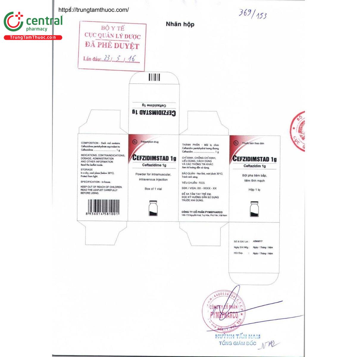 thuoc cefzidimstad 1g 2 G2877 thuoc cefzidimstad 1g 2 G2877