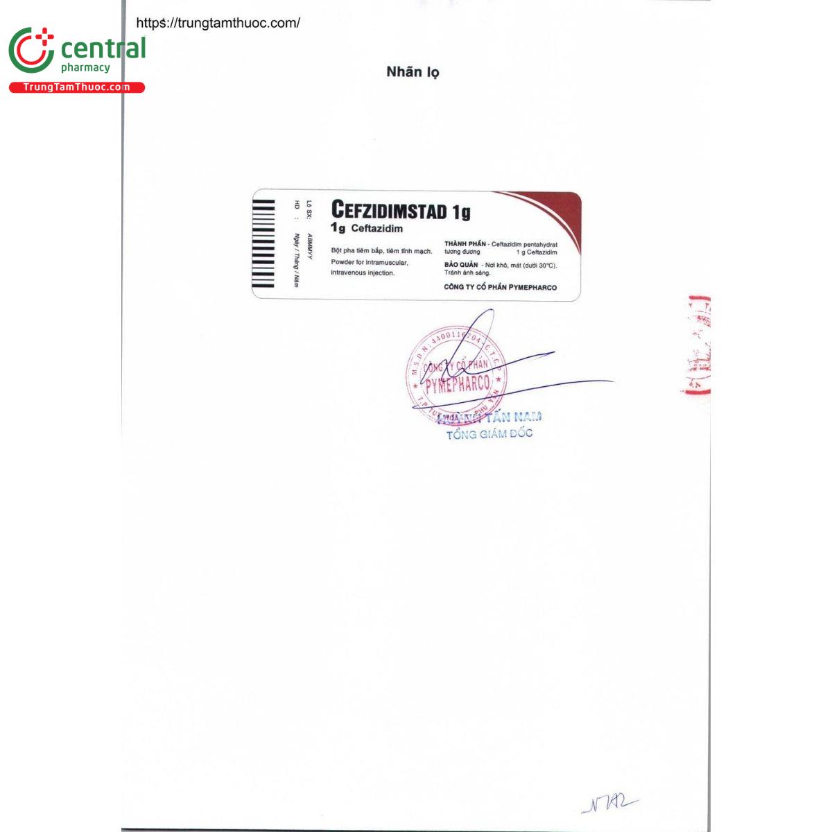 thuoc cefzidimstad 1g 3 Q6163 thuoc cefzidimstad 1g 3 Q6163