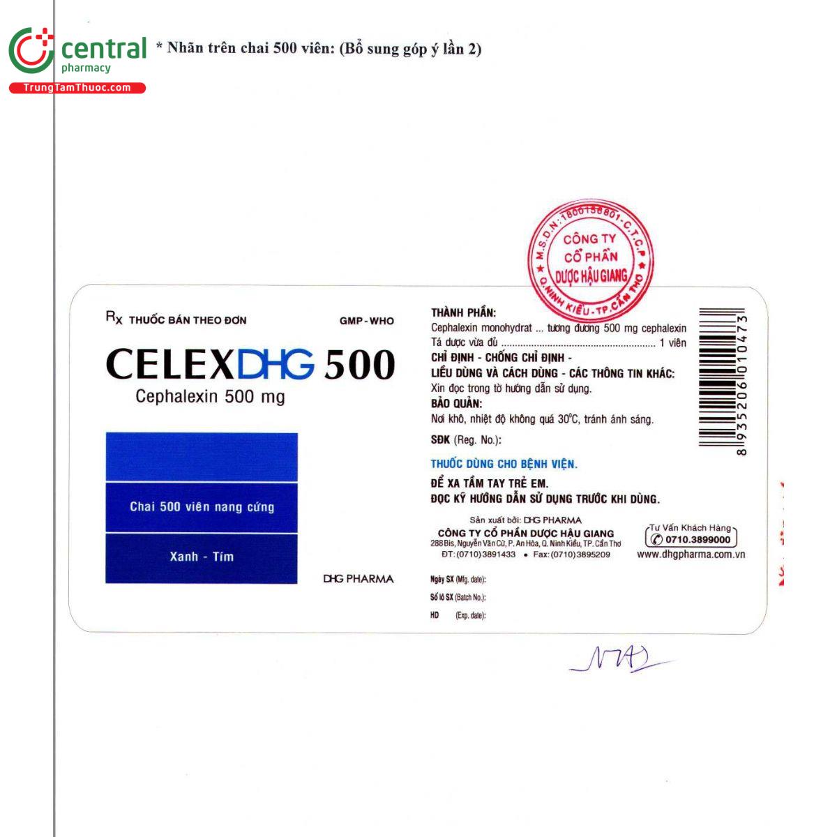 thuoc celexdhg 500 5 H3577 thuoc celexdhg 500 5 H3577