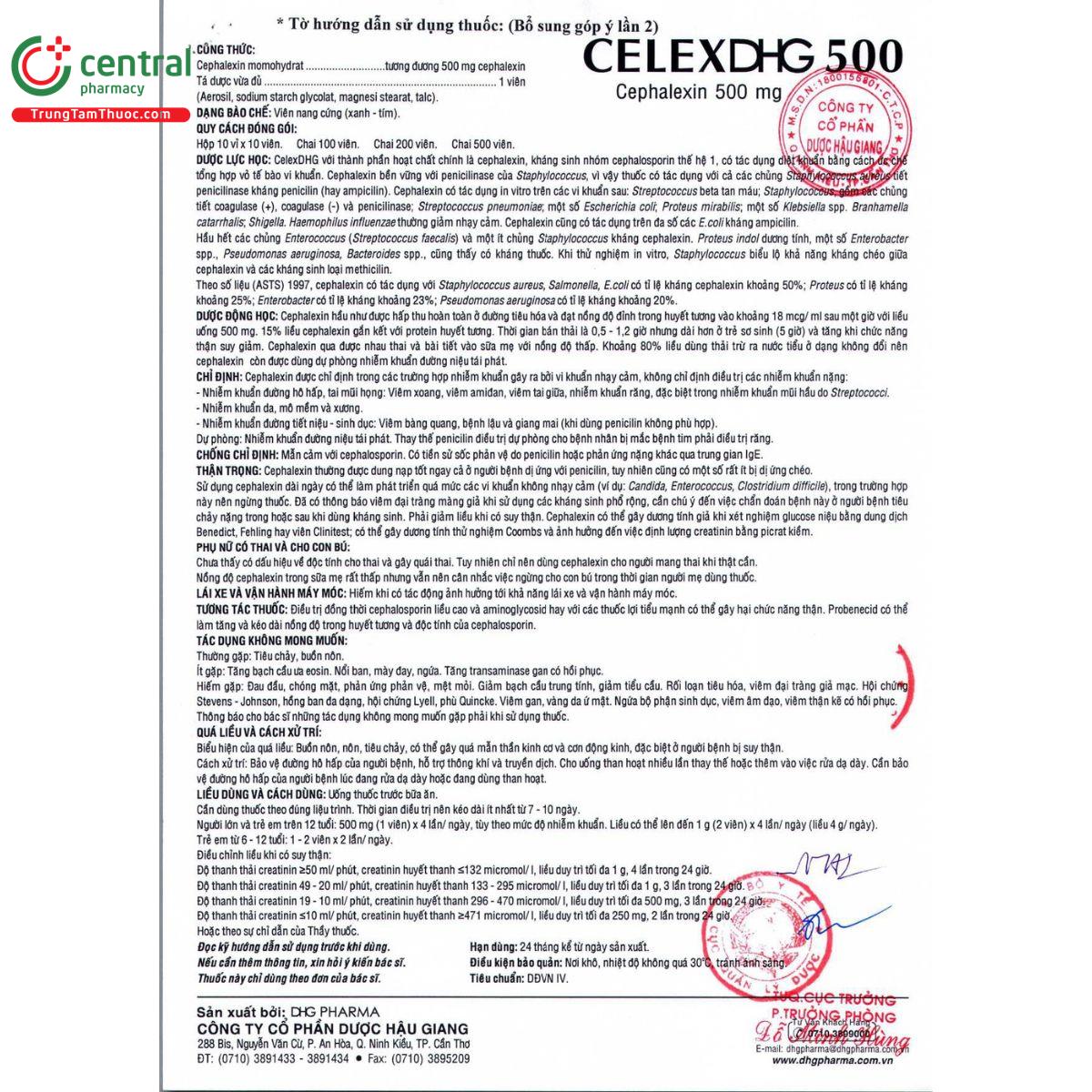 thuoc celexdhg 500 6 I3555 thuoc celexdhg 500 6 I3555