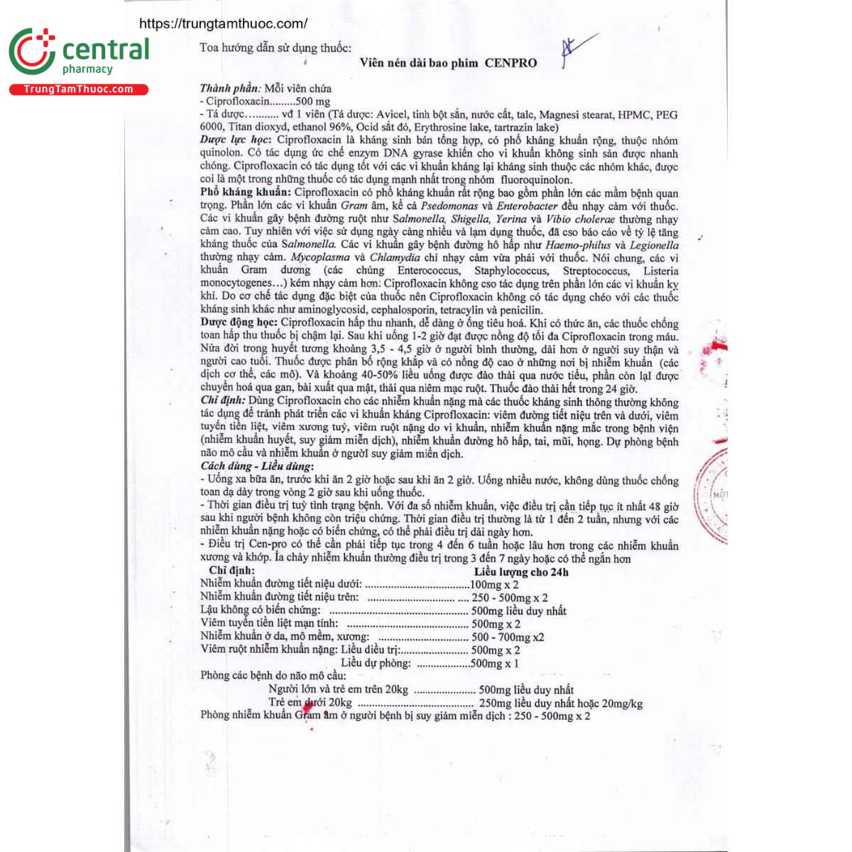 thuoc cenpro 3 U8137 thuoc cenpro 3 U8137