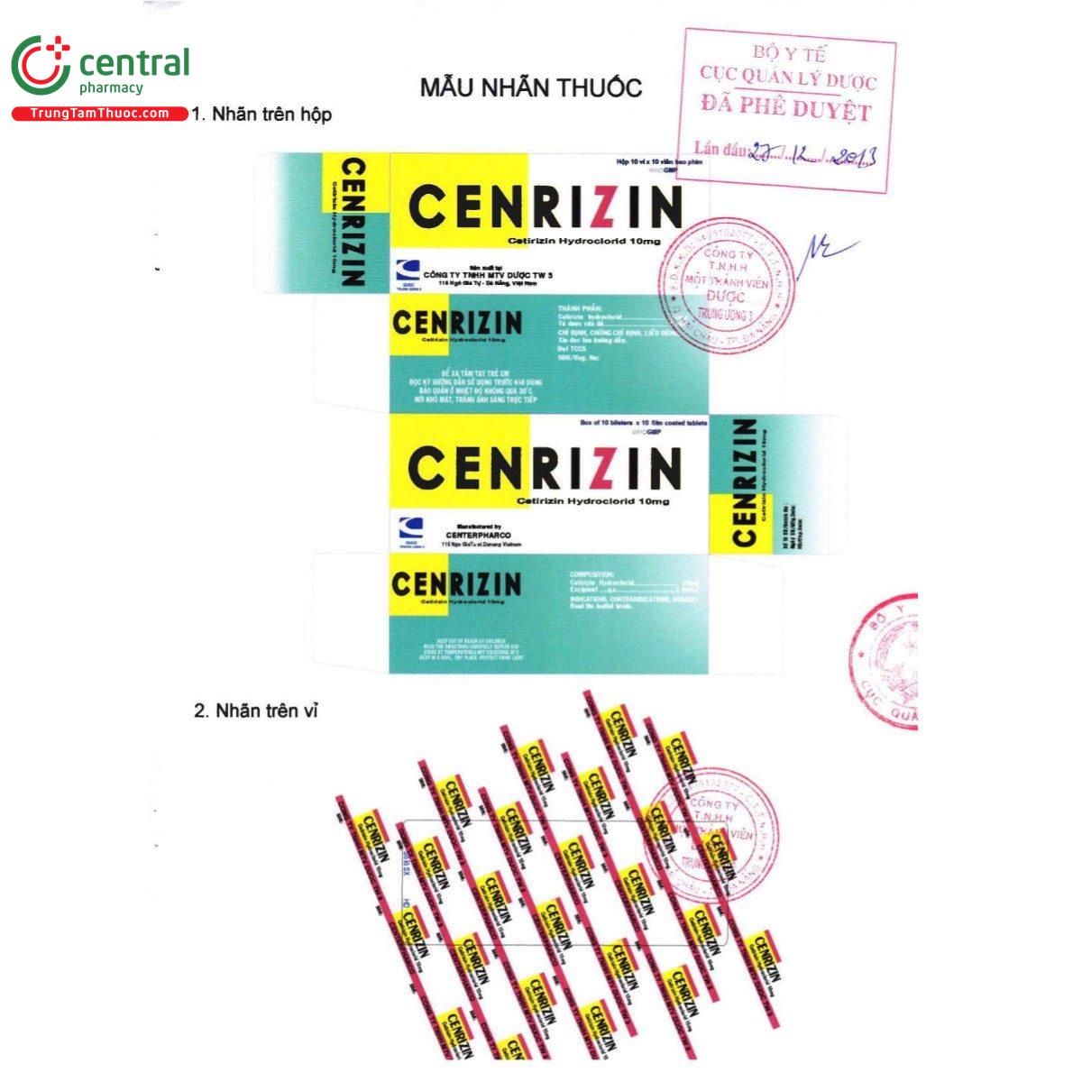 thuoc cenrizin 10mg 2 R7461 thuoc cenrizin 10mg 2 R7461