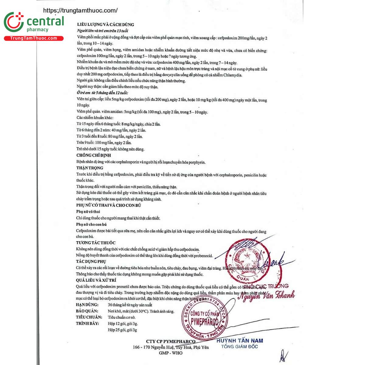 thuoc cepoxitil 100 sachet 5 V8830