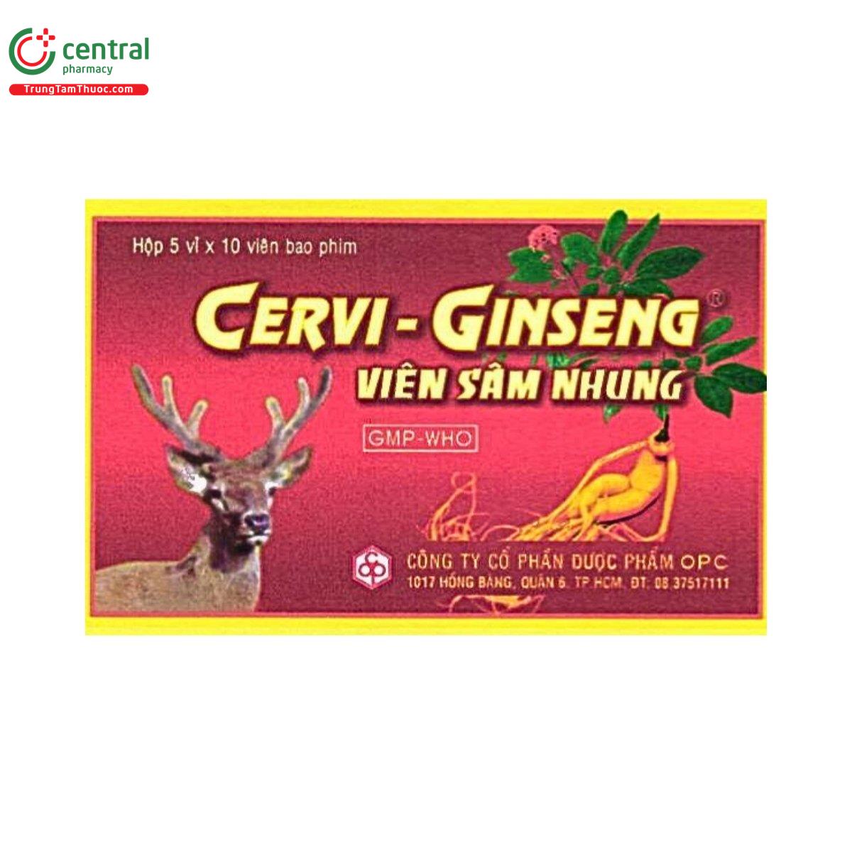 thuoc cervi ginseng vien sam nhung 1 Q6340