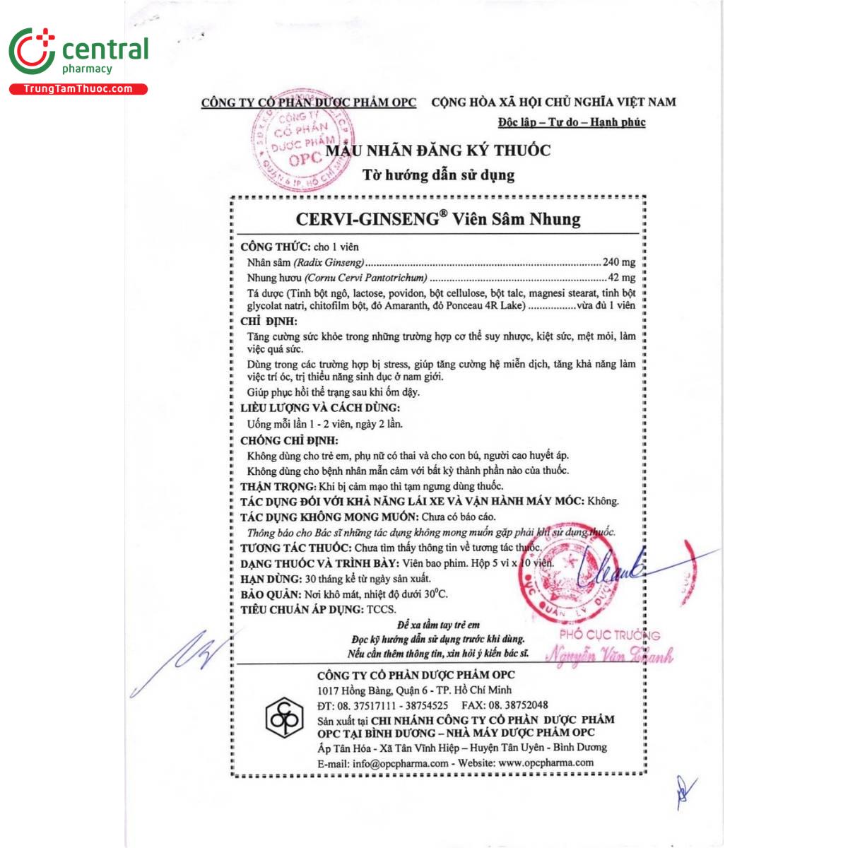 thuoc cervi ginseng vien sam nhung 4 V8887