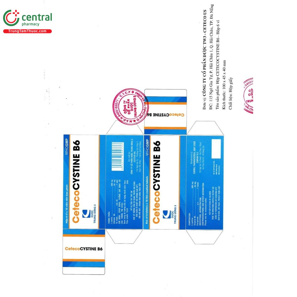 thuoc cetecocystine b6 500mg 50mg 5 C1630