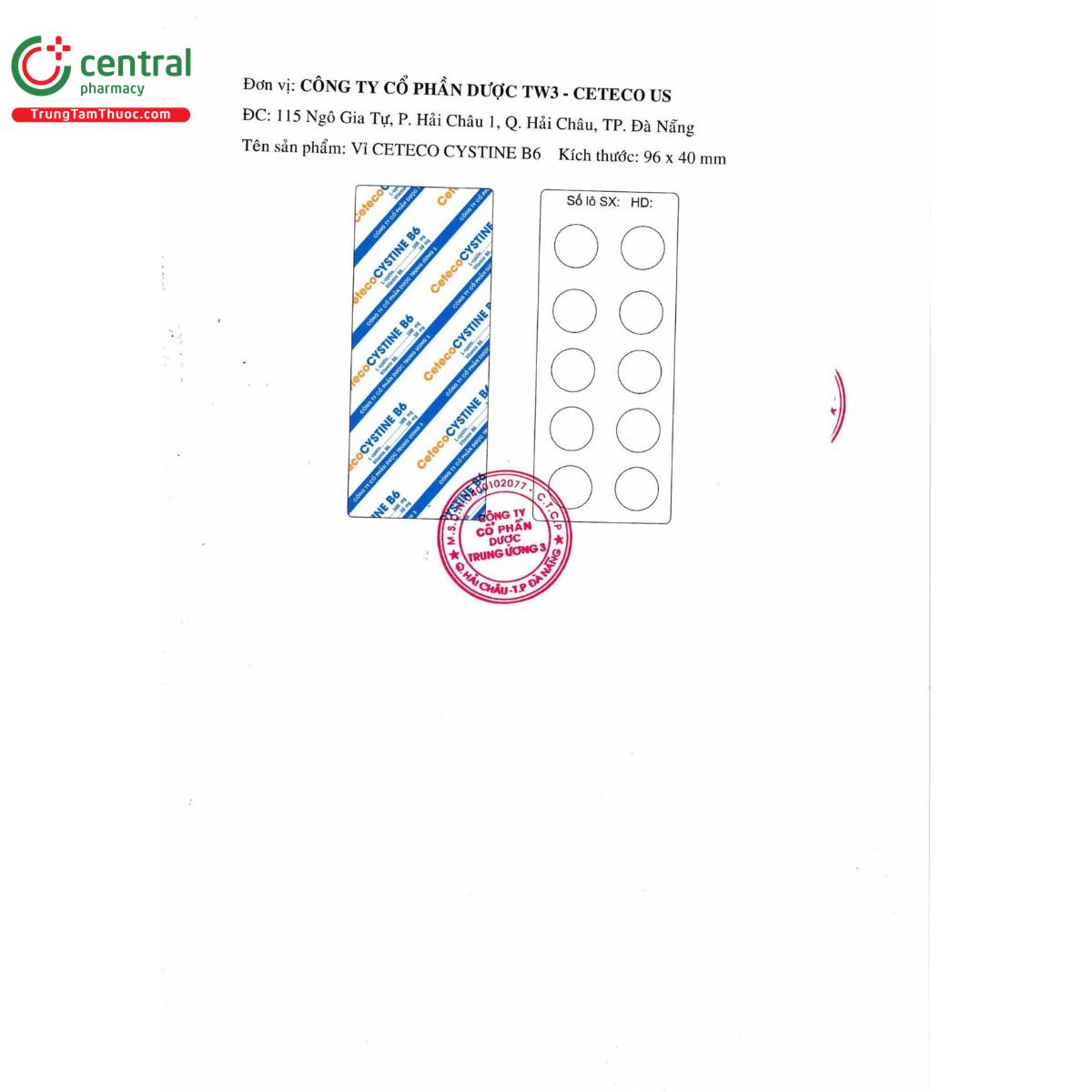 thuoc cetecocystine b6 500mg 50mg 8 E2620