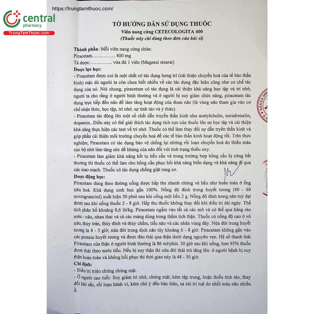 thuoc cetecologita 400 3 I3000 thuoc cetecologita 400 3 I3000