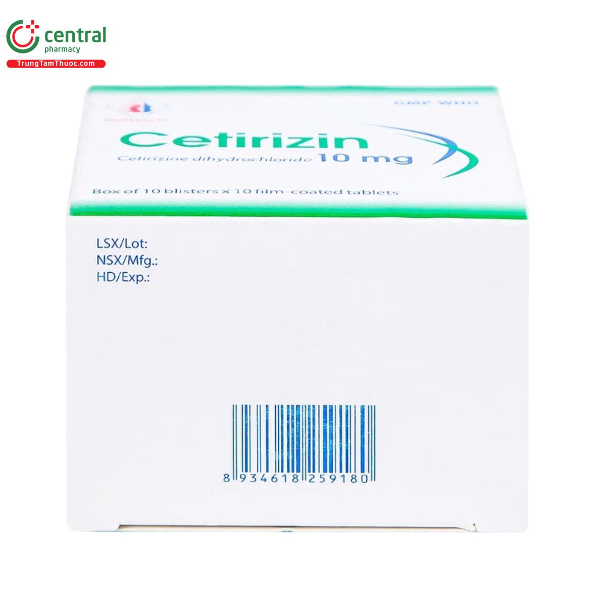 thuoc cetirizin 10mg domesco 11 K4020