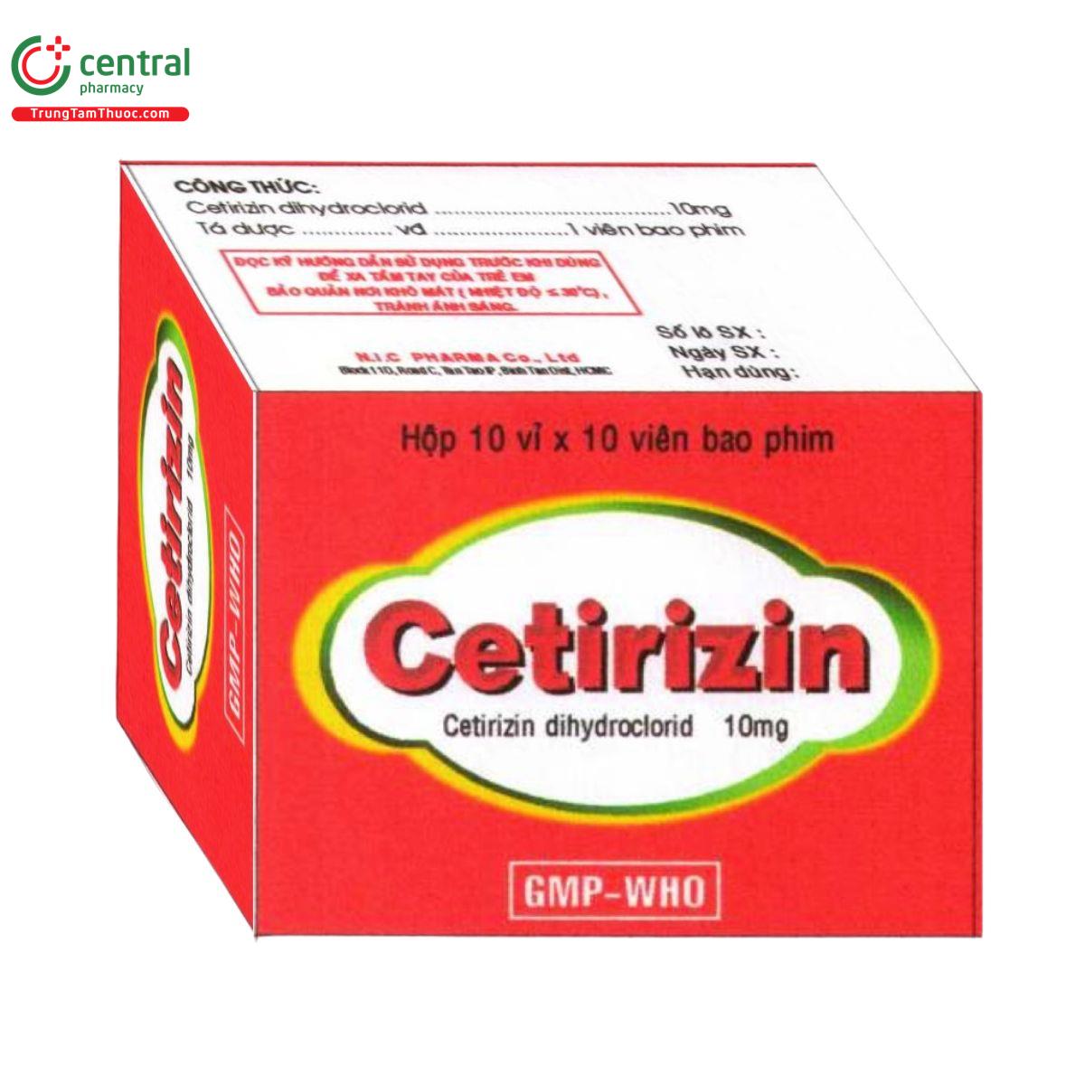 thuoc cetirizin 10mg nic pharma 2 Q6002 thuoc cetirizin 10mg nic pharma 2 Q6002